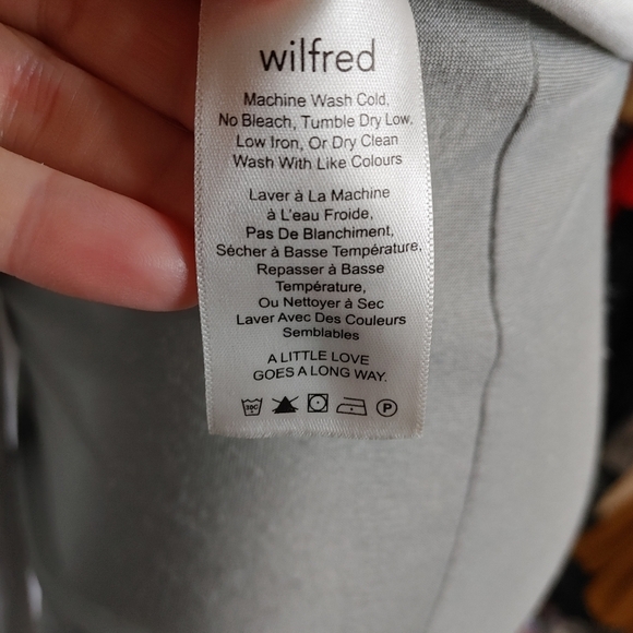 Aritzia Wilfred tie waist tee size S - Picture 9 of 12